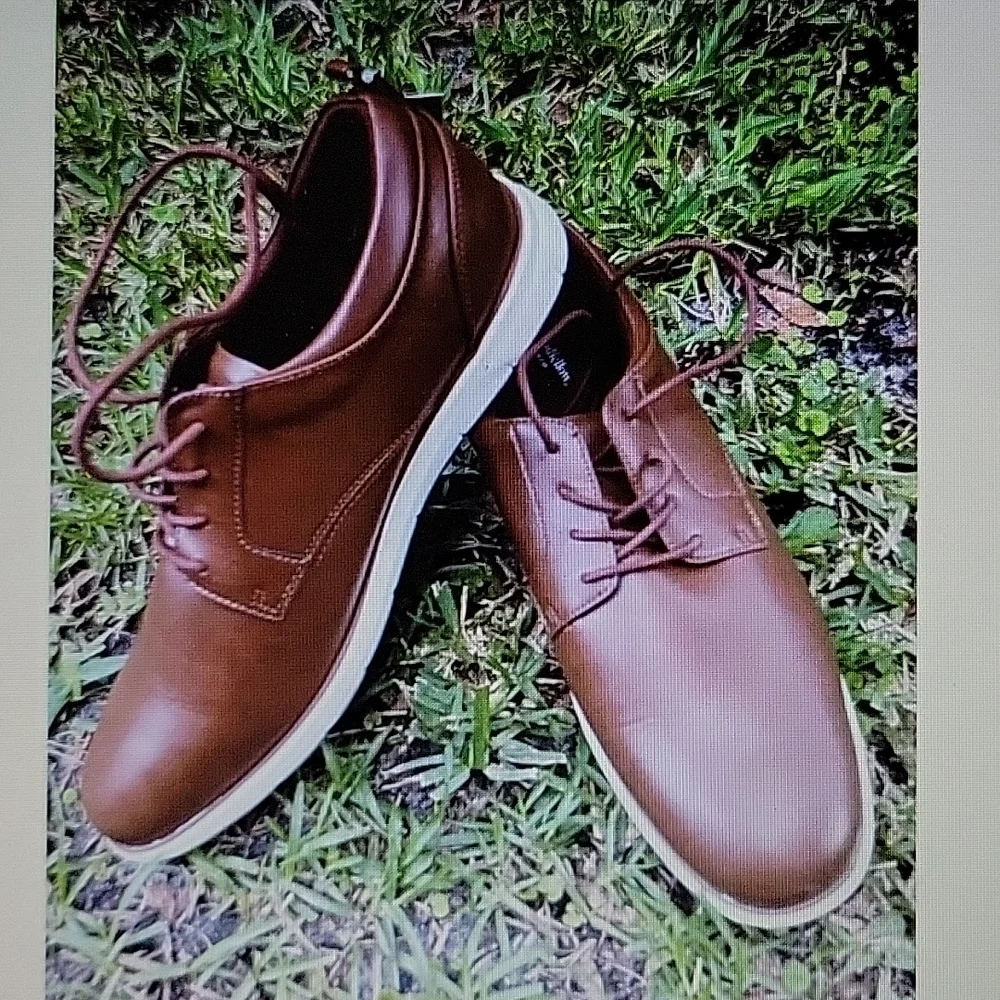 Goodfellow Colt Brown casual lace up shoes extra padding ultimate comfort 8 NEW…